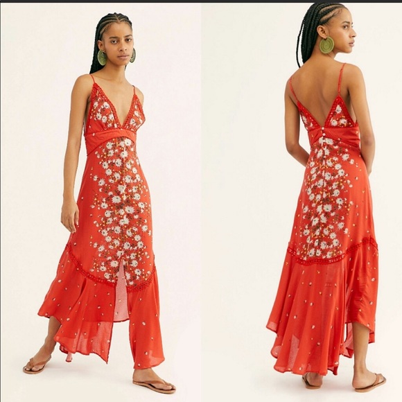 NWT Paradise Printed Maxi Dress in Red
Free People - Picture 4 of 7